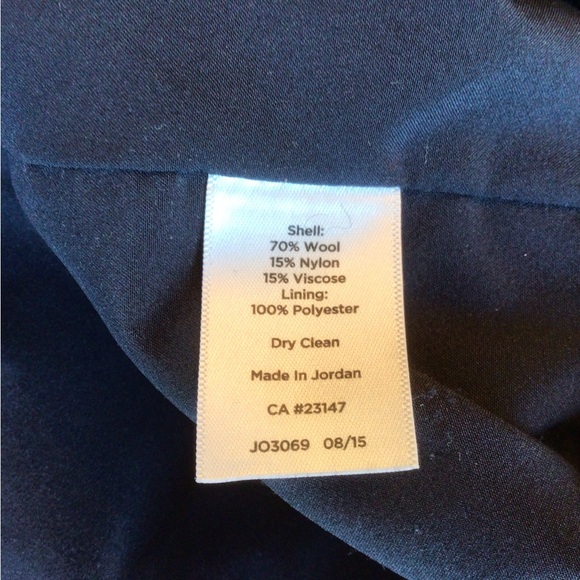 Talbots 8 wool, lined back zip mini Fall & winter plaid skirt - Picture 5 of 6